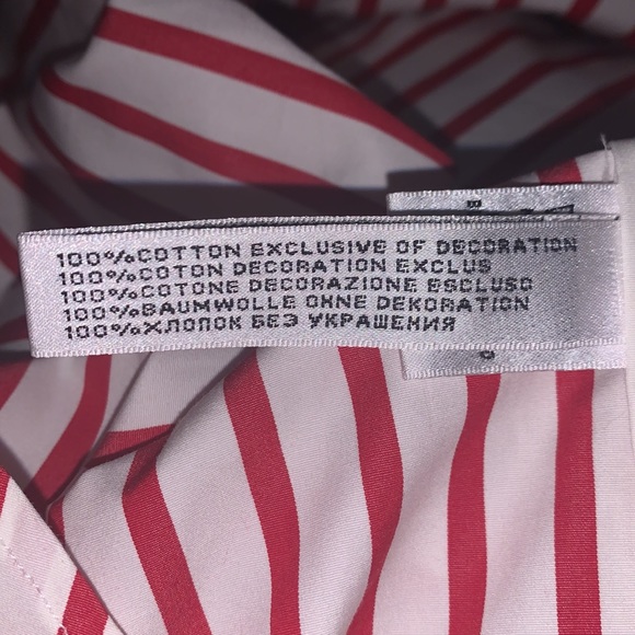 Ralph Lauren red/white striped dress shirt - Picture 6 of 7